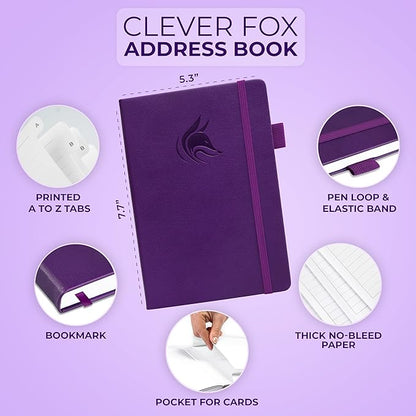 Clever Fox Address Book with alphabetic tabs - Image 2