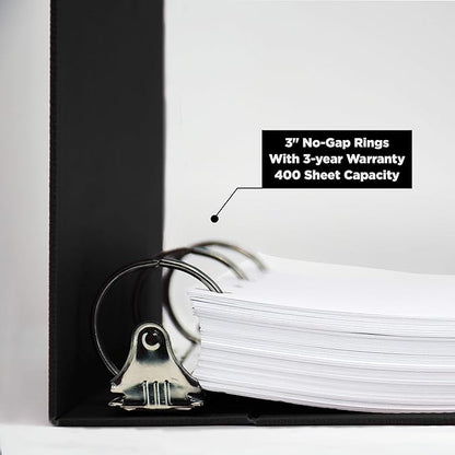 Carstens 3-Inch Heavy Duty Round Ring Binder - Image 2