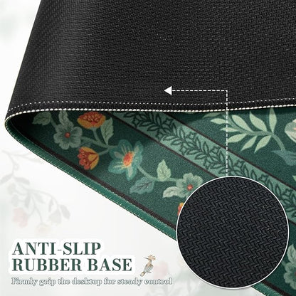 iCasso Desk Mat for Keyboard and Mouse, Large Mouse Pad, Desk Pad Mat, - Image 4