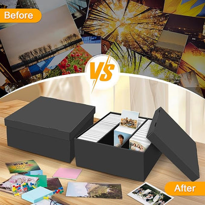 REAQUE 3 Pack Photo Storage Boxes - Image 6