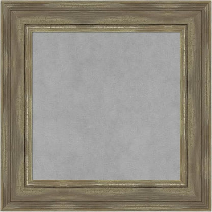 Amanti Art Grey Framed Magnetic Board 22x22 Small Vision Board by AmantiArt
