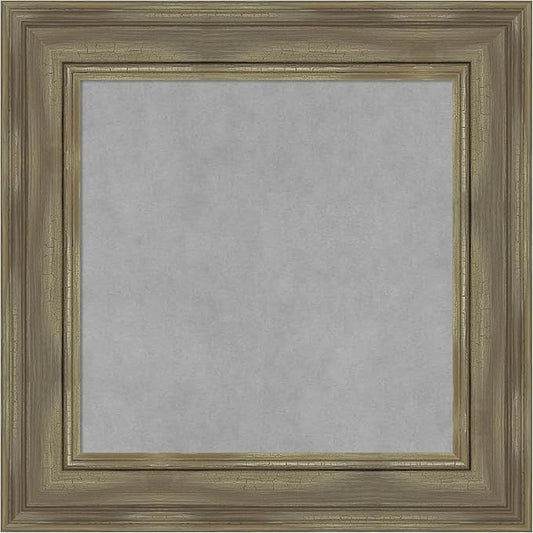 Amanti Art Grey Framed Magnetic Board 22x22 Small Vision Board by AmantiArt