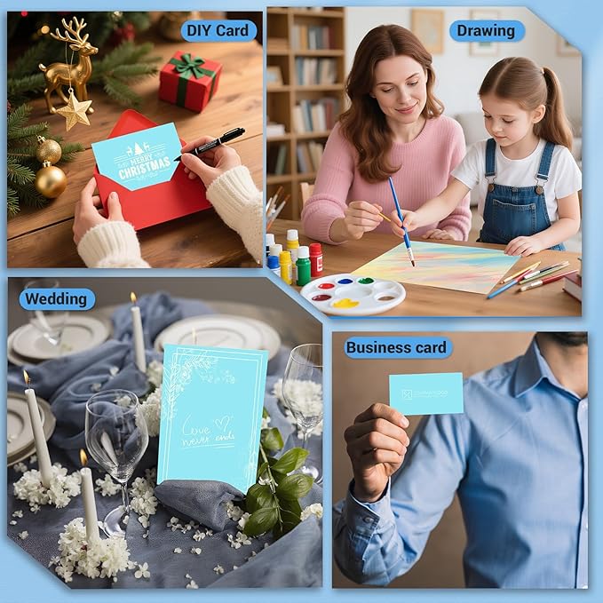 Cardstock 8.5 x 11, Thick Printer Paper 75 lb/200 gsm, 120 Sheets Card Stock - Image 7