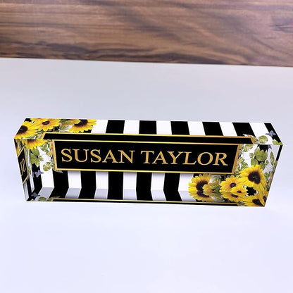 Artblox Office Desk Name Plate Personalized | Custom Name Plates on Acrylic - Image 6