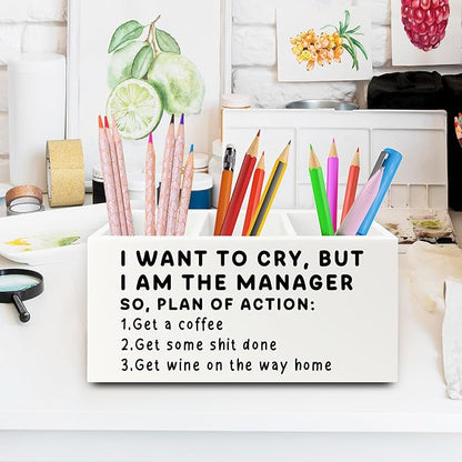XPH Funny Pen Office Pencil Holder Organizer - Image 2