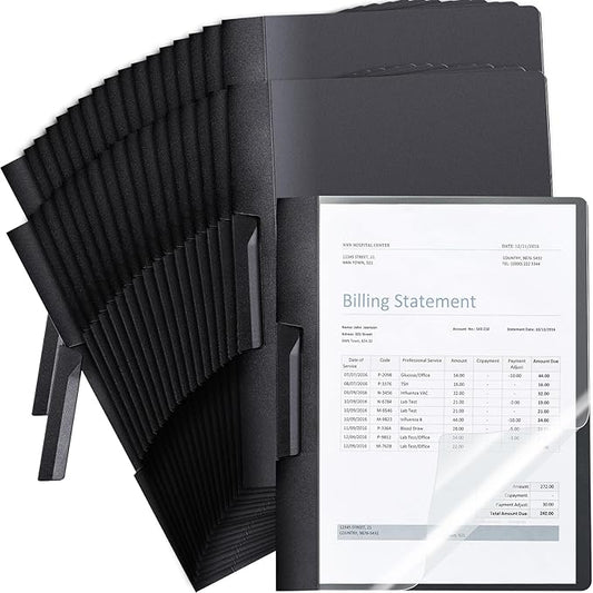 Maitys 50 Pack Durable Clear Report Covers by Unknown