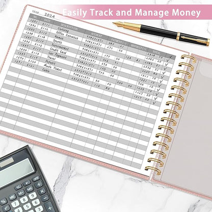 HAUTOCO Hardcover Accounting Ledger Book - Image 2