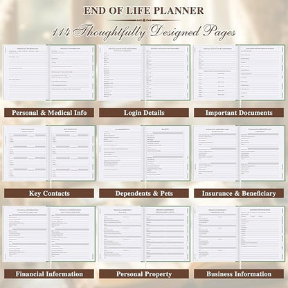 Lanpn End of Life Planner Death Organizer - Image 4