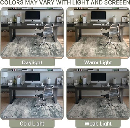 Office Chair Mat for Hardwood Tile Floor, Abstract 36"X 48" Desk Mats for - Image 6