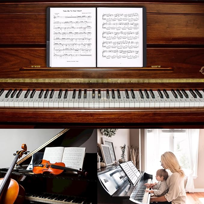 Music Folder Sheet Music Folders Binder 6 Pack Music Choral Storage Holder Band - Image 6