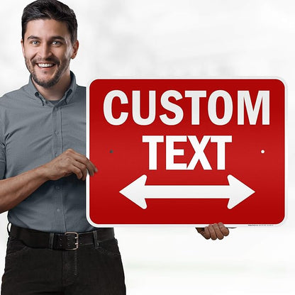 Custom Arrow, Custom Directional Sign, Two way Arrow, 18x24 Inches, 3M EGP - Image 2