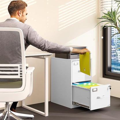 BYNSOE 2 Drawer File Cabinet - Image 2