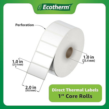 2"x1" Thermal Labels for Rollo, Offnova Label Printers and More - Image 3