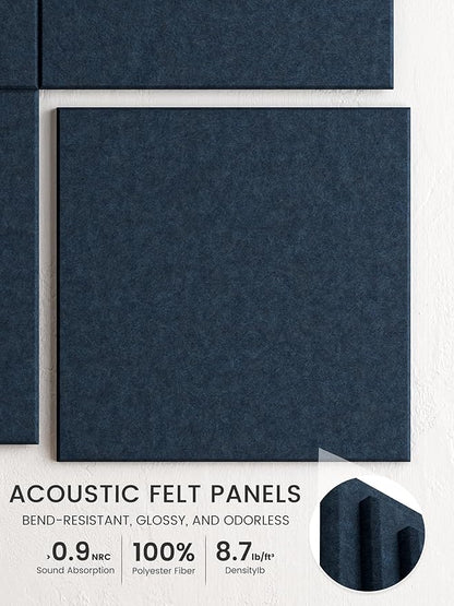 Bumusty Large Cork Board Alternative-36 x24 Felt Bulletin Board Tiles, - Image 3