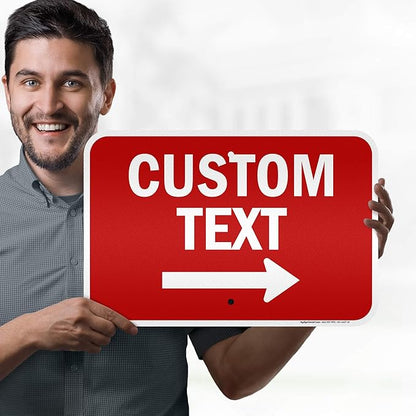 Custom Arrow, Custom Directional Sign, Right Arrow, 12x18 Inches, 3M EGP - Image 2