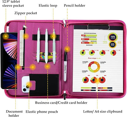ProCase Portfolio Business Padfolio Folder - Image 3
