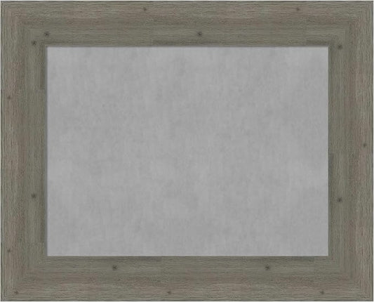 Amanti Art Grey Framed Magnetic Board 25x31 Medium Vision Board by AmantiArt