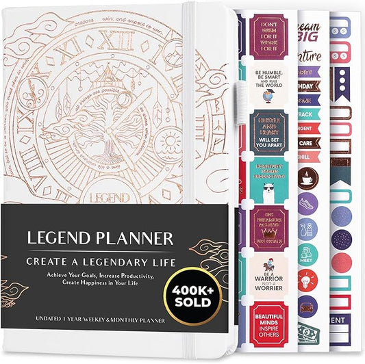Legend Planner – Weekly & Monthly Life Planner to Hit Your Goals & Live by LegendPlanner