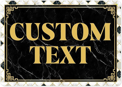 Custom Sign, Custom Street Sign, 11 Font Colors, 13 Font Styles, 4 Hole Options by MySignCenter