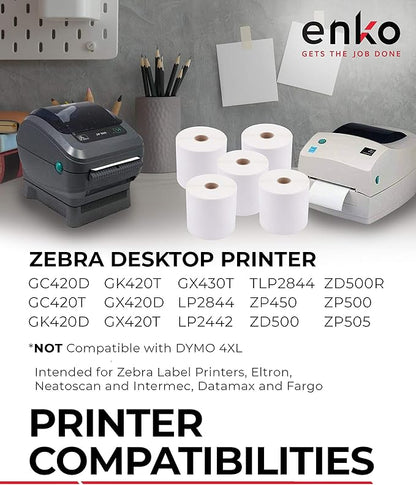 enKo 4 x 6 Direct Thermal Address & Shipping Labels Compatible - Image 3