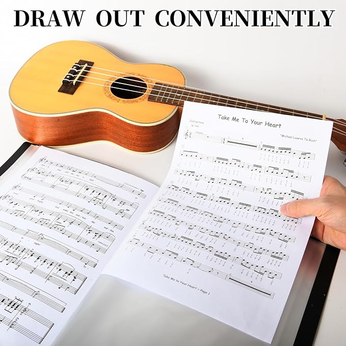 Music Folder Sheet Music Folders Binder Music Choral Storage Holder Band Folder - Image 4