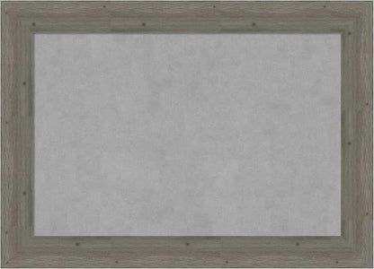 Amanti Art Grey Framed Magnetic Board 31x43 Large Vision Board by AmantiArt
