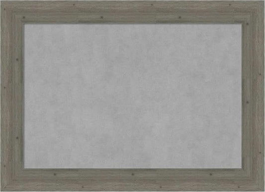 Amanti Art Grey Framed Magnetic Board 31x43 Large Vision Board by AmantiArt