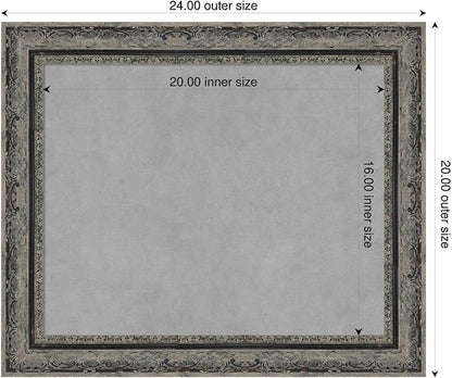 Amanti Art Black Framed Magnetic Board 20x24 Small Vision Board - Image 2