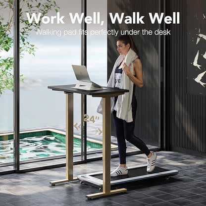 HUANUO 32" Small Electric Standing Desk Adjustable Height, 4 Memory Height - Image 9