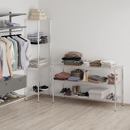 Regal Altair 21" Deep x 60" Wide x 34" Height Wire Shelving Kit | 3-Tier | NSF - Image 8