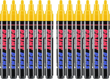 Craiiby Yellow Paint Pens Paint Markers by Craiiby