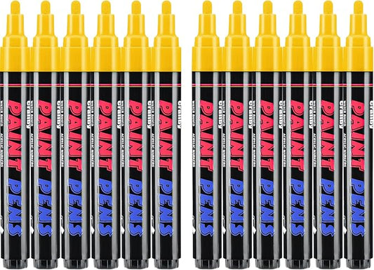 Craiiby Yellow Paint Pens Paint Markers by Craiiby