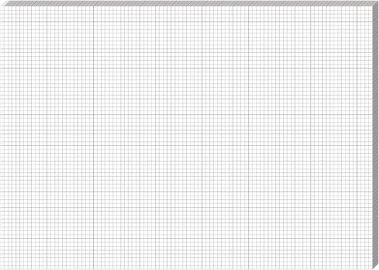 Fuyoooo 25 Sheet Graph Paper Pad 24" x 17" Large Graph 1" and 1/4" Ruled Grid by Fuyoooo