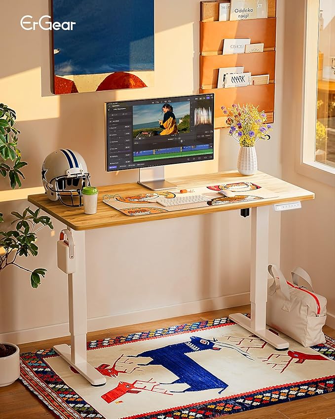 ErGear Height Adjustable Electric Standing Desk, 40 x 24 Inches Sit Stand up - Image 2