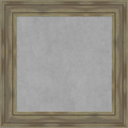Amanti Art Grey Framed Magnetic Board 26x26 Medium Vision Board by AmantiArt