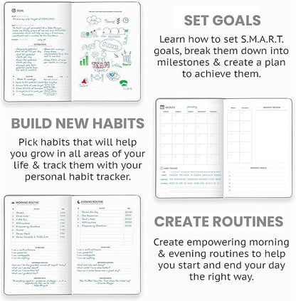 Wyze Planner Undated Daily Planner – 1-Year B5 Productivity Organizer - Image 3
