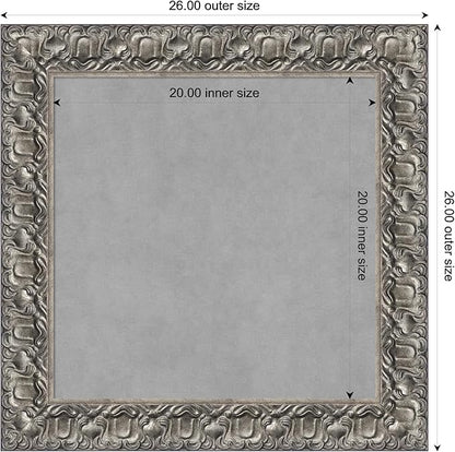 Amanti Art Silver Framed Magnetic Board 26x26 Medium Vision Board - Image 3