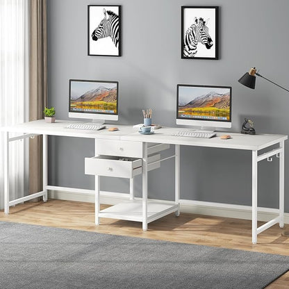 Tribesigns 79 Inch Extra Long Double Desk - Image 3