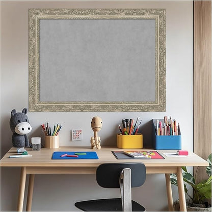 Amanti Art Silver Framed Magnetic Board 24x32 Medium Vision Board - Image 6