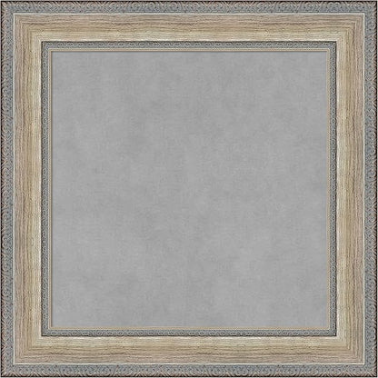 Amanti Art Silver Framed Magnetic Board 21x21 Small Vision Board by AmantiArt