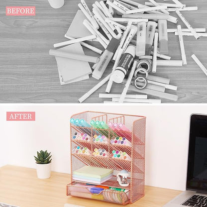 Spacrea Pen Holder Desk Organizer - Image 2