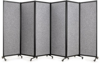 Upgrade Version Room Partition and Divider, Freestanding Rolling Dividers by StrongBird