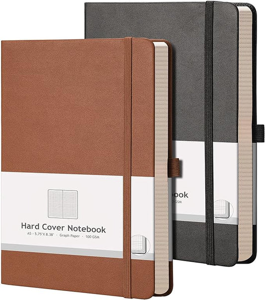AHGXG Graph Paper Notebook 2 Pack by AHGXG