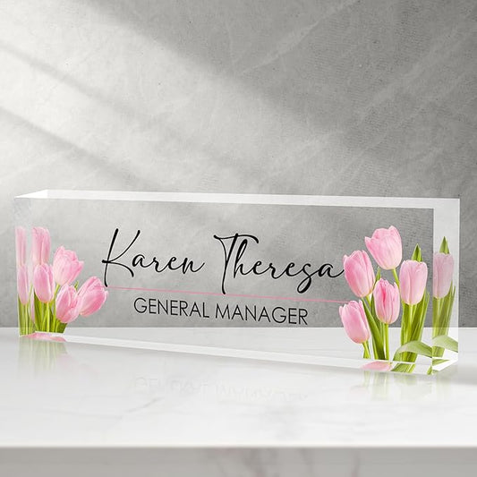 Custom Office Name Plate, Personalized Gifts by Unknown