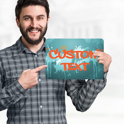 Custom Sign, Custom Street Sign, 11 Font Colors, 13 Font Styles, 4 Hole Options - Image 2