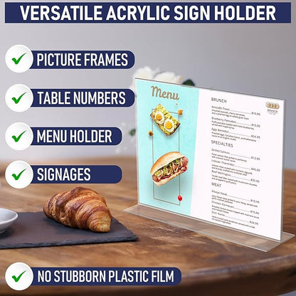Acrylic Sign Holder 11 x 8.5 - Image 6