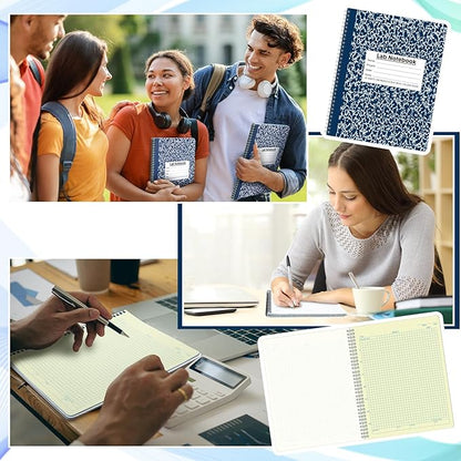 Affrolling 2 Pack Carbonless Lab Notebook Carbon Copy 8.5'' x 11'' 50 Set of - Image 7