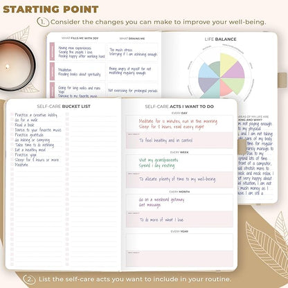 Clever Fox Self-Care Journal – Daily Reflection Notebook – Mental Health & - Image 2