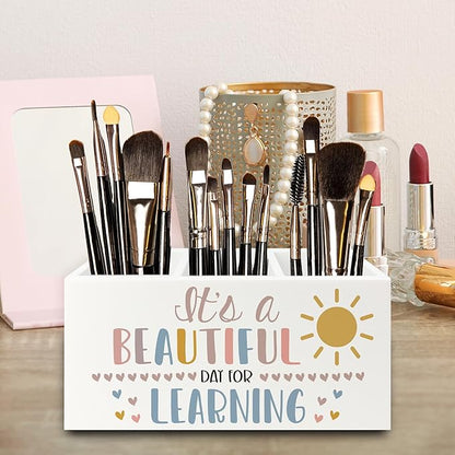 QZQE Boho Classroom Pen Pencil Holder Organizer - Image 4