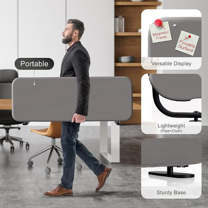 DECOLAB Desk Dividers, Standing Table Divider Panel Partition - Image 4
